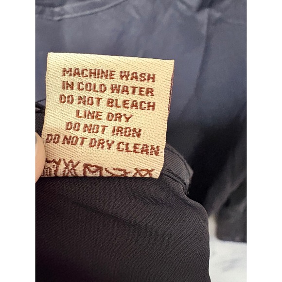 Rafter Outdoors Men's Black Long Sleeve Western Snap Button Shirt Size L Stretch - Picture 14 of 15